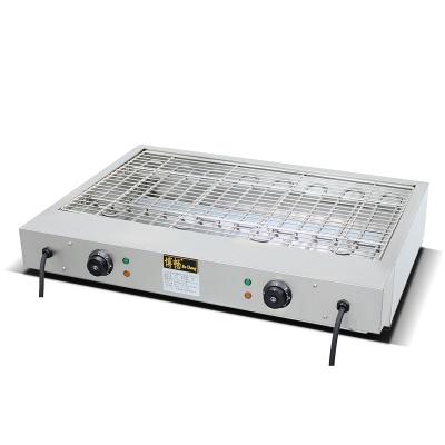 China 201 Stainless Steel Large BBQ Grill Electric Smokeless BBQ Grill Commercial Electric Oven Smokeless Electric Grill for sale