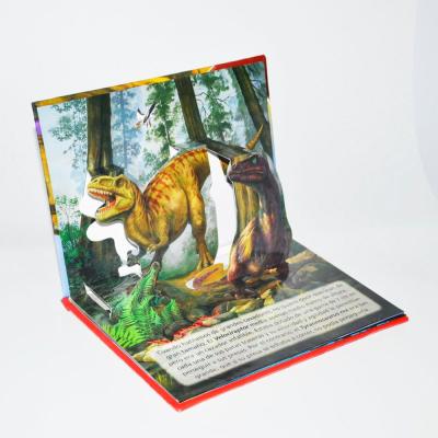 China Eco-friendly High Quality Custom Kids Hardcover Book Super Cool Picture Books Animal 3d Pop Book for sale