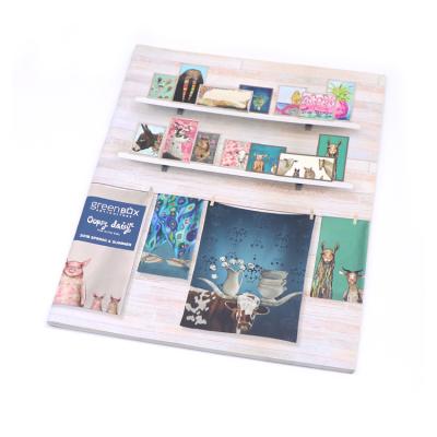 China paper & Custom High End Wholesale Cardboard Saddle A4 Color Brochure Booklet Quilting Printing for sale