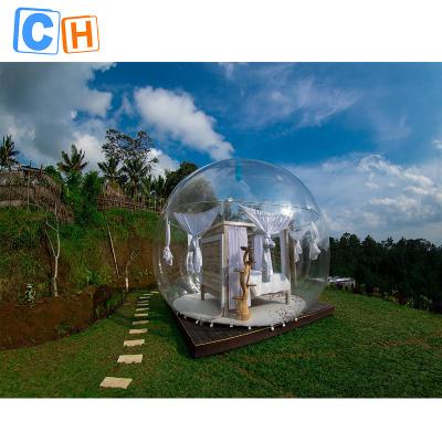 China Outdoor Camping Transparent Bubble House Inflatable Bubble Tent House Camping Tent 12Ft Bubble House for sale