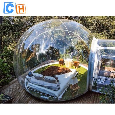 China Couples Inflatable Camping Bubble Lodge Tent Bubble Rooms Hotel Inflatable Bubble Tent For Sale for sale