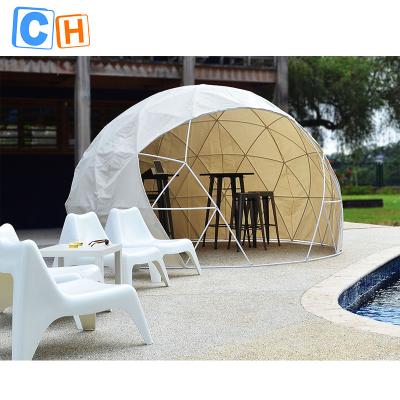 China 8M dia church dome tent shelter bubble dome igloo tent wooden dome pvc tent for sale