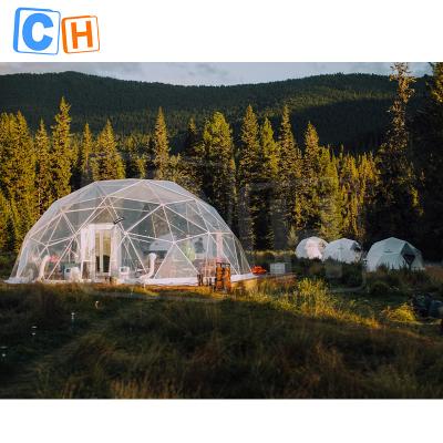 China Steel Structure Camping Tent Hotel Luxury Dome House Glamping Round Dome Tent Hotel Dome Tent Luxury for sale