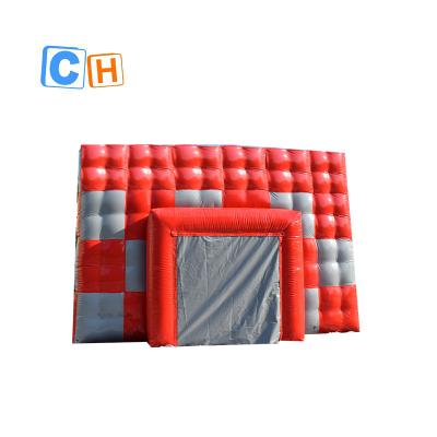 China Red color square wedding inflatable tent wind and rain proof inflatable tent Te koop