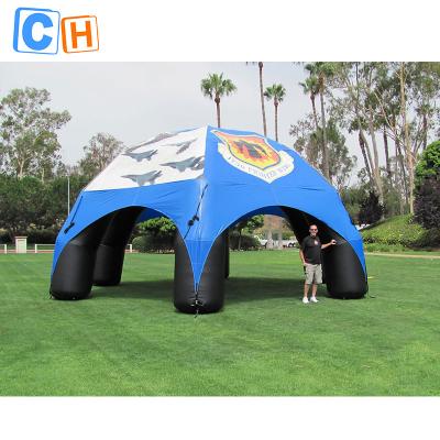 China Outdoor advertising tent 9*9m folded tent inflatable spider dome tent for advertising en venta