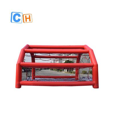 China Customized Water Polo Goal Inflatable Inflatable Soccer Goal Inflatable Goal Post zu verkaufen