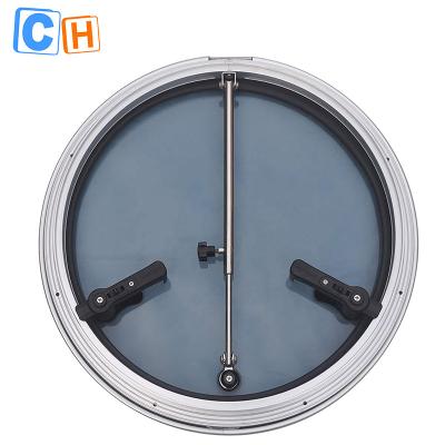 Chine All new design large size glass windows dome tent round glass window aluminum Alloy frame fixed glass windows à vendre