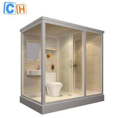 Cina Modern style bathroom different color prefab house bathroom customized size aluminum material hotel bathroom in vendita