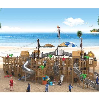 China Eco-friengly Wooden Playground Sets Commercial Outdoor Play Equipment Kids Playground for sale