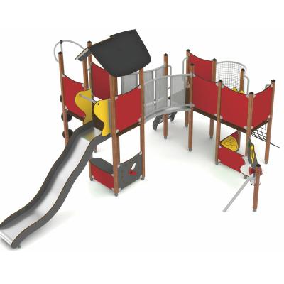 China Eco-friengly PE Board Plastic Toys Outdoor Playground For Backyard And Community for sale