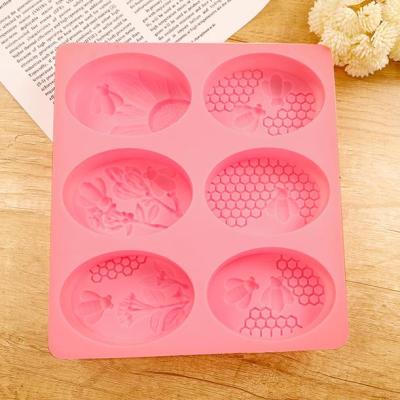 China Viable Custom Macaron Silicone Guest Soap Loaf Molds for sale