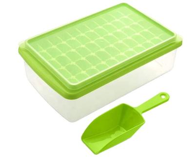 China Wholesale Custom Plastic Viable Tray With Lids in Silicone Ice Cube Tray Mold Silicone Small Ice for sale