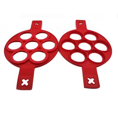 China Amazon Best Viable Selling Reusable Greaseproof Egg Fry Cutter Silicone Pancake Cookie Mold With Custom Logo for sale