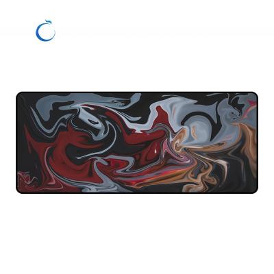 China Großer erweiterter Schreibtisch Gamer Gummipad 30x70 Cartoon Abstraktion Flüssigkeit Custom Mousepad zu verkaufen