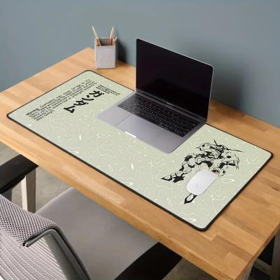 China teclado de base de borracha antiderrapante de estilo de desenho animado mouse mat 31,5 