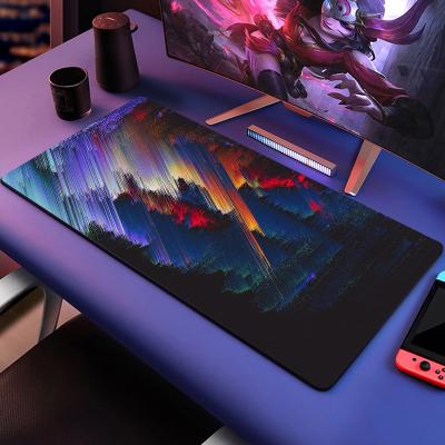 China Materail Natural Rubber fabric Sublimation Blank Desk Mouse Pad With Logo Printing for sale