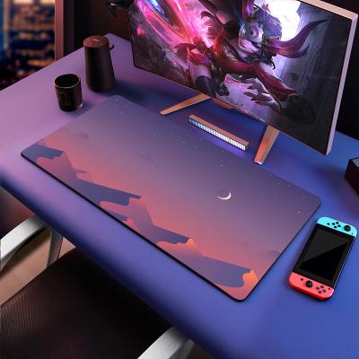 China Custom Logo Print Gaming Mousepad Large XXL Extended Size with Non Slip Rubber Base for sale