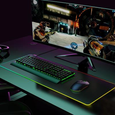 Κίνα Παιχνίδι στυλ LED Marquee Mouse Pad φορτιστή εκτεταμένο γραφείο Mat RGB προσαρμοσμένο 3Xl κενό προς πώληση