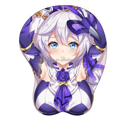 China Muñeca Ergonómica Anime 3D Silicio Personalizado Sexy Mujer Mujer Pechos Grandes Pechuga trasero Mouse Mat en venta