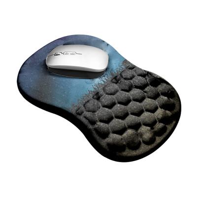 China Desktop Silicone Gel Maus Pad mit weichen Speichersponge Handgelenksupport zu verkaufen