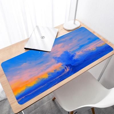 China Non-slip Natural Rubber Base XYDAN Customized Mouse Pad for Office Felt Desk Mat for sale