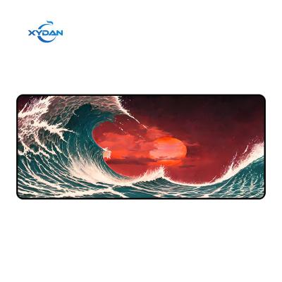 China Non-Slip Wave Mouse Pad Eco-Friendly Custom Gaming Custom Mousepads for Office Desk for sale