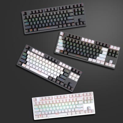 中国 USBタイプCドライブインターフェイス付きの有線機械キーボード プライベートモールド 緑/赤軸 販売のため