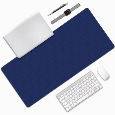 China Computer Accessories XXL Rubber Base Desk Mat with Stitched Edges Keyboard Mouse Mat Desk Pad for sale