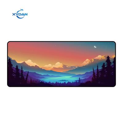 China XYDAN Logotipo personalizado Hoja de goma Material de ordenador Teclado 40x90 Mousepads Mousepad de juego de goma en venta