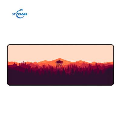 China Sublimation Forest Comic Desk Gummi Computer Maus Pads mit benutzerdefiniertem Logo in und auf Lager zu verkaufen