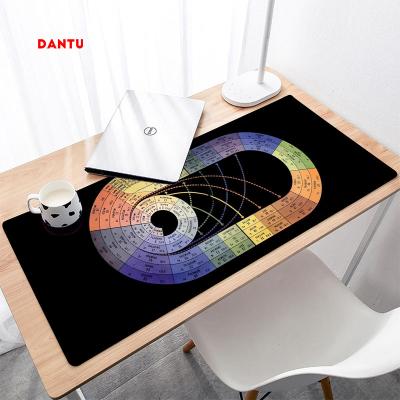 China Custom Logo Mouse Pads XXL Size Gaming Mouse Mats with Rubber Periodic Table Desk Pads for sale