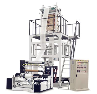 China High Speed ​​Blowing Film PLA PBAT PE Biodegradable Plastic Sheet Printing Machine Online for sale