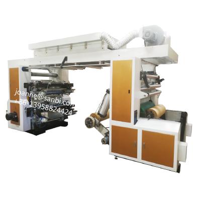 China Hotels 4 Colors Flexo Printing Machine For Paper for sale