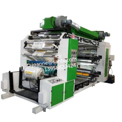 China Hotels Four Colors Non Woven Flexographic Printing Machine for sale