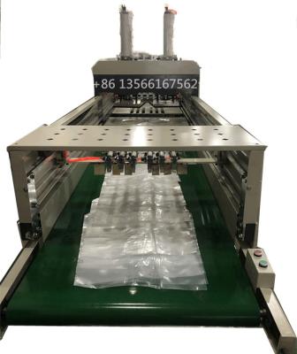 China Full Automatic Cold Cut Hotels Square Bottom PE Plastic Bag Making Machine Price for sale