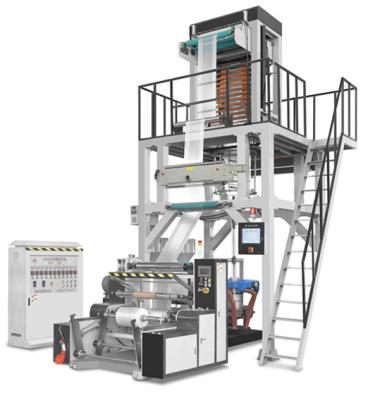 China ABA Three Layer PE Plastic Biodegradable Film Coextrusion Film Blowing Machine Price for sale