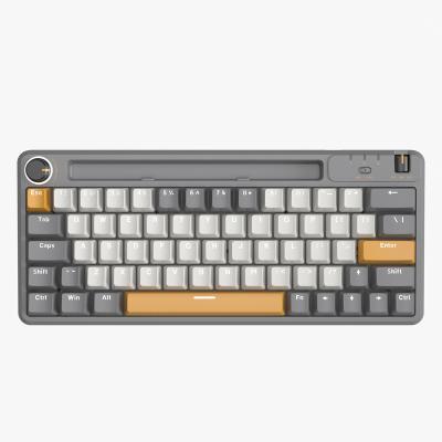 China Mini 60% Anti-Ghosting Gaming Keyboard, Backlit RGB 64 Key Ultra-compact Keyboard, Mechanical Keyboard with Tri Mode for sale