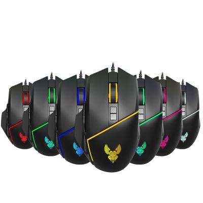 China Gaming RGB Gaming Mouse Wired LED Light Mouse Backlit Gaming High Level Mouse Gaming Mice for sale