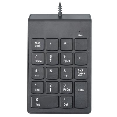 China Silent Numpad Numpad 18 Keys USB Numeric Keypads, Numpad Portable Financial Accounting for Laptop/Notebook/Pro/PC Outdoor for sale