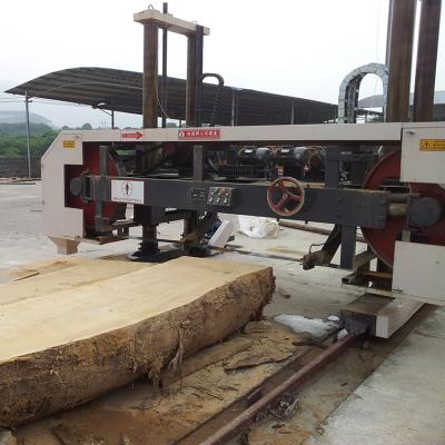 China MJ3713 Horizontal Bandsaw Horizontal Wood Log Cutting Up To 2500mm for sale