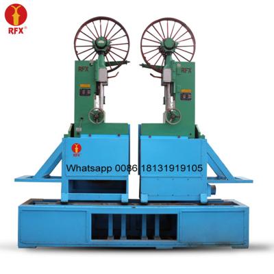 China VERTICAL Vertical Twin Band Sawmill For Wood Cutting for sale