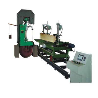 China VERTICAL Computer Controlled Automatic Wood Cutting Timber Band Saw With Log Carriage for sale