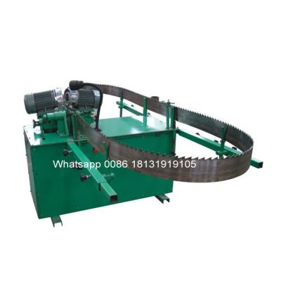 China Welding and edging conbined together good quality MF4018 automatic stellite band saw blade edging machine for sale