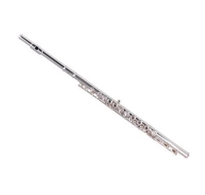 China Silver Plated Professional Fine Quality Wind Instrument Silver Cupronickel Body C Tone Flute for sale