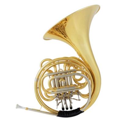 China Varnish / Nickel Plating Hot Sale Professional Concert Stage Playing Instrument Small French Horn for sale