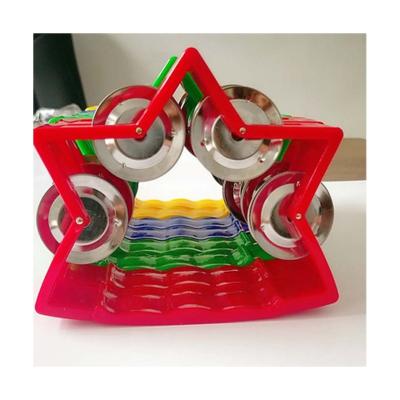 China Various promotional manufacturers wholesale plastic percussion tambourine for kids K-WA139 for sale