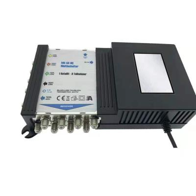 China Satellite TV Satellite System Multi Signal Switch 5 In 8 95 DBuV 2150MHz HQ 40 mA Signal Cascadable gecen smatv multiswitch for sale