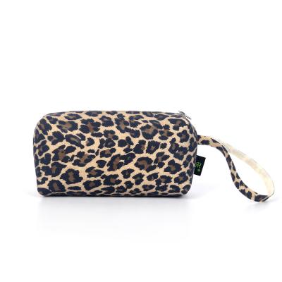 China Neoprene Neoprene Bag Leopard-copy Fashoion YAESHII Skin Care Pattern Cosmetic Silicone Bag Cosmetic Bag for sale