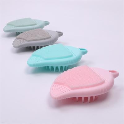 China Salon Yaeshii Wholesale Price Body Care Silicone Bath Massager Silicone Soft Eco-friendly Scalp Brush for sale