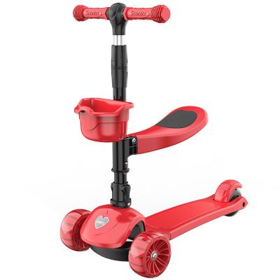 China Handlebar Height Adjustable China Supplier Comes With Lights And Music Kids Ride On Fat Tire Kick Scooter Kick Scooter For Kids for sale